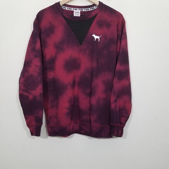 PINK Victoria's Secret Tops - PINK Victoria's Secret Tie Dye Sweatshirt Size XS